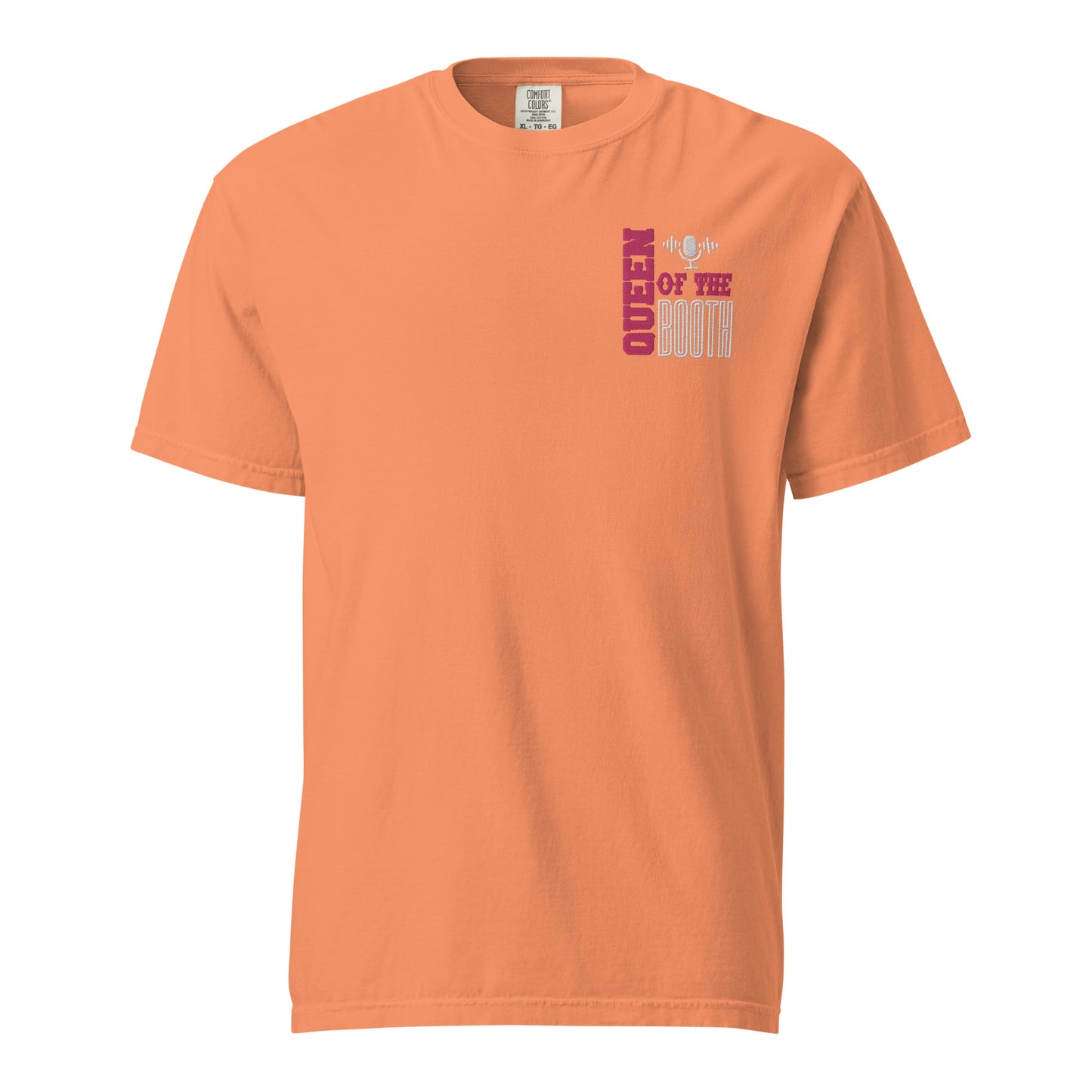 SOTVO Booth Wear: "Queen of the Booth": Unisex Comfort Wear/Colors Heavyweight T-Shirt