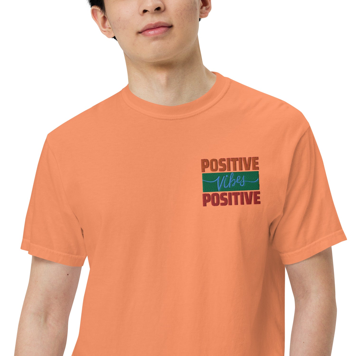 Motivational Positive Vibes: Unisex Comfort Wear/Colors Heavyweight T-Shirt