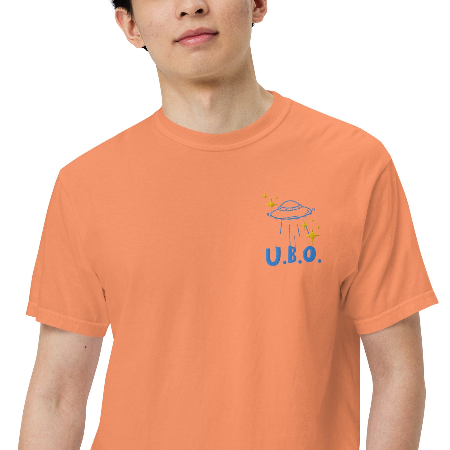 U.B.O. Unidentified Booth Overlord: Unisex Comfort Wear/Colors Heavyweight T-Shirt