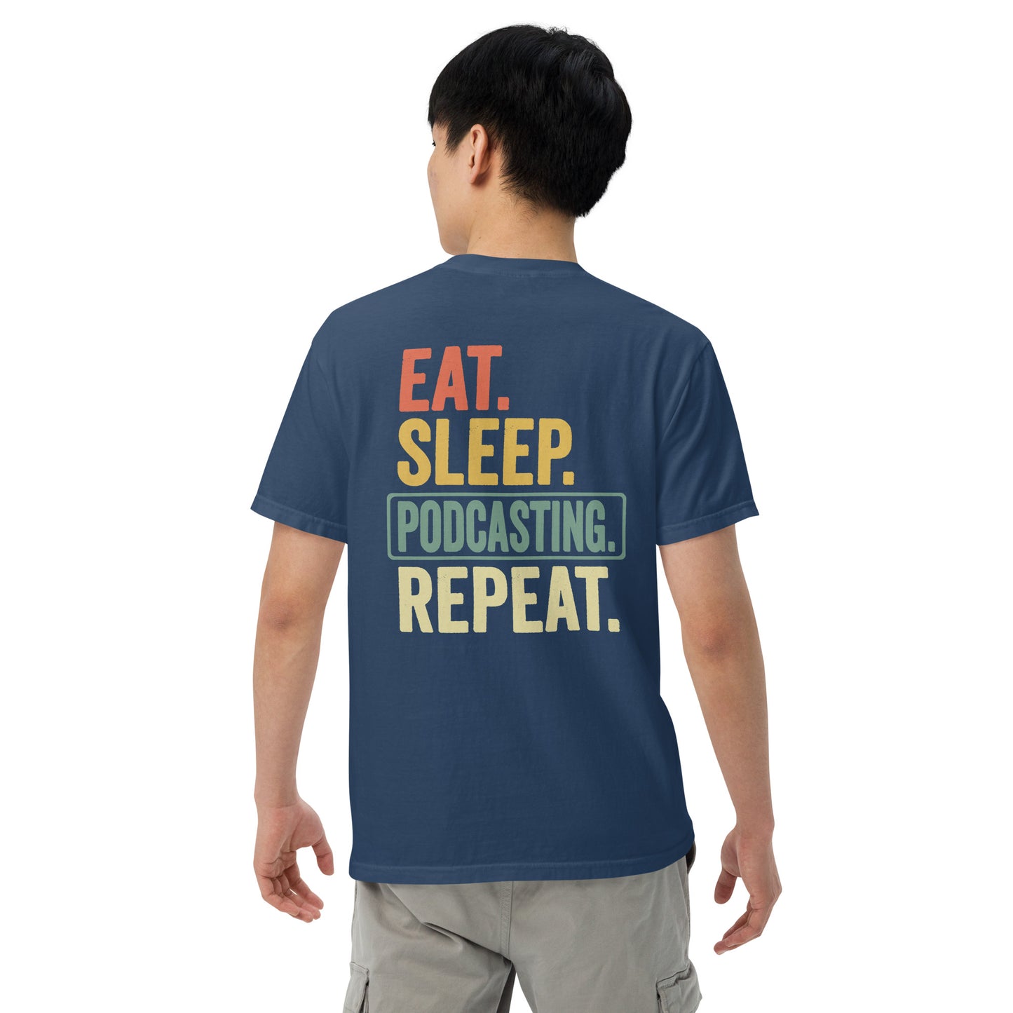 SOTVO Booth Wear: Podcast Repeat: Unisex Comfort Wear/Colors Heavyweight T-Shirt