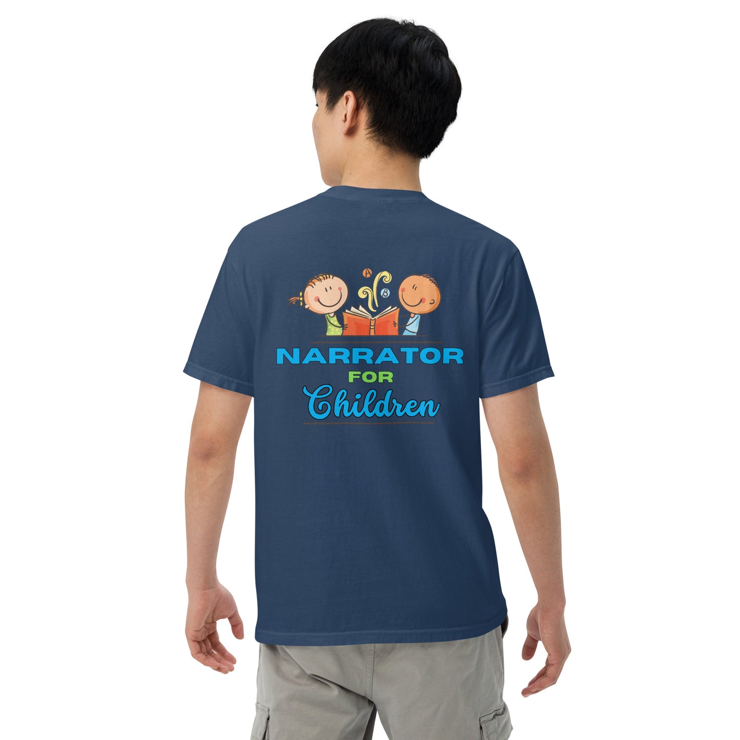 SOTVO Booth Wear: Narrator for Children: Unisex Comfort Wear/Colors Heavyweight T-Shirt