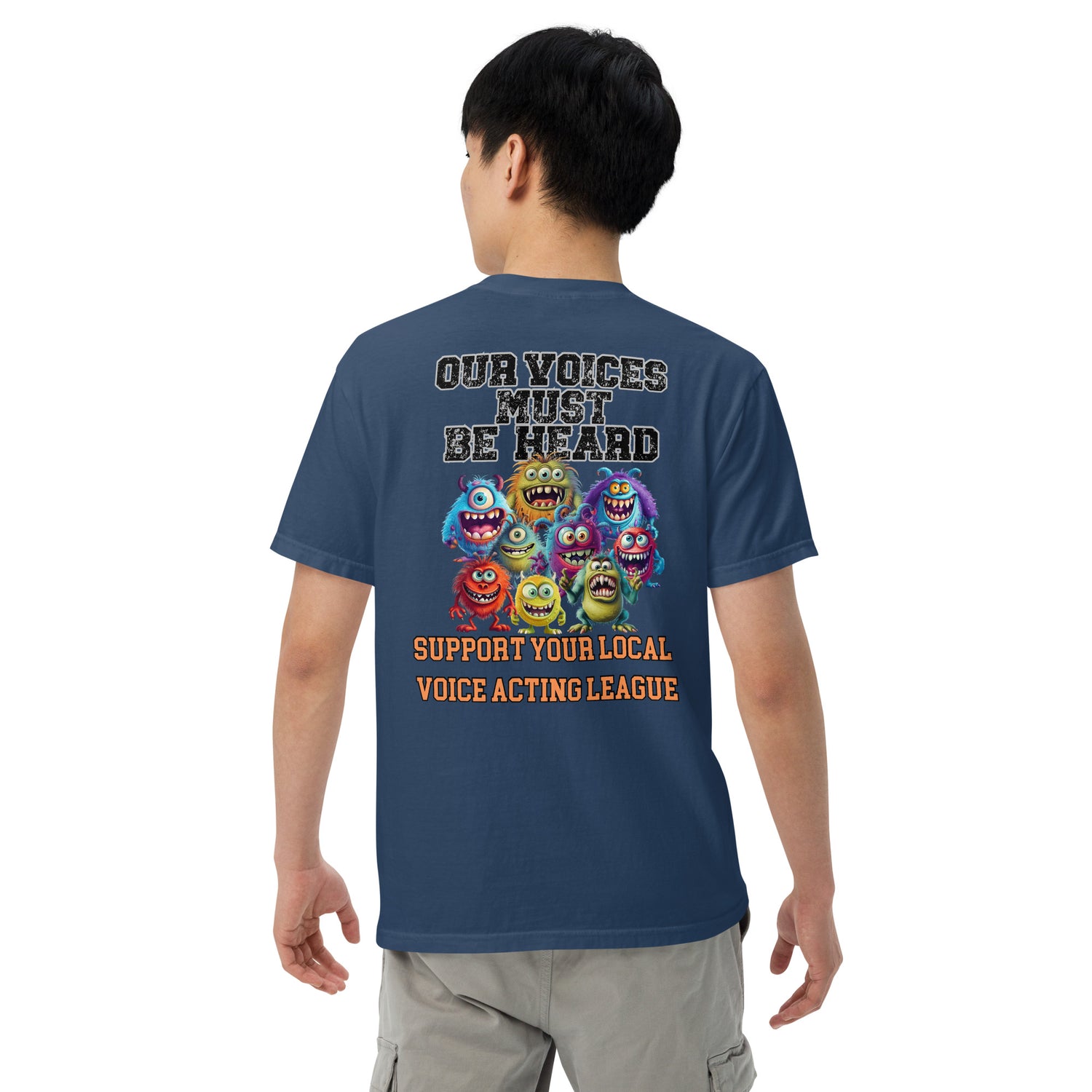 Cartoon Animation Guild &quot;Our Voices Must Be Heard&quot;: Unisex Comfort Wear/Colors Heavyweight T-Shirt