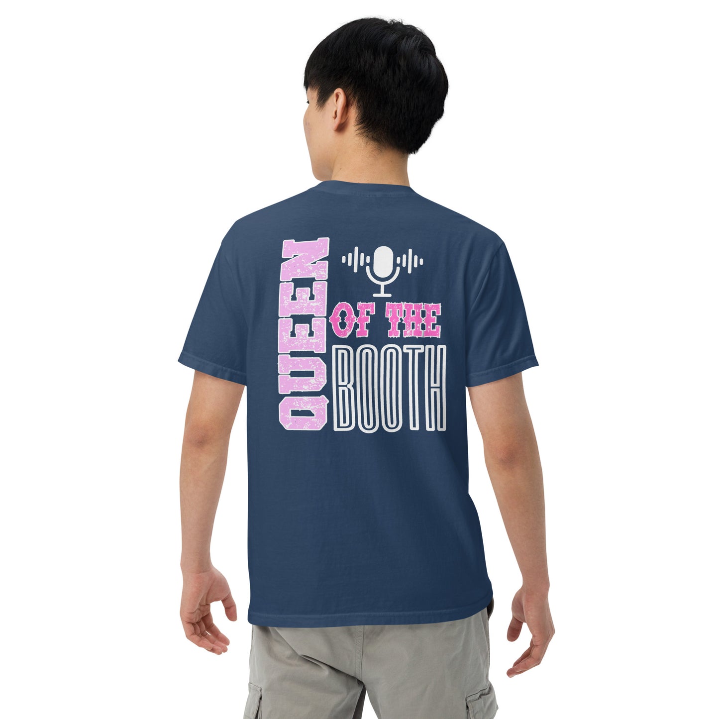 SOTVO Booth Wear: "Queen of the Booth": Unisex Comfort Wear/Colors Heavyweight T-Shirt