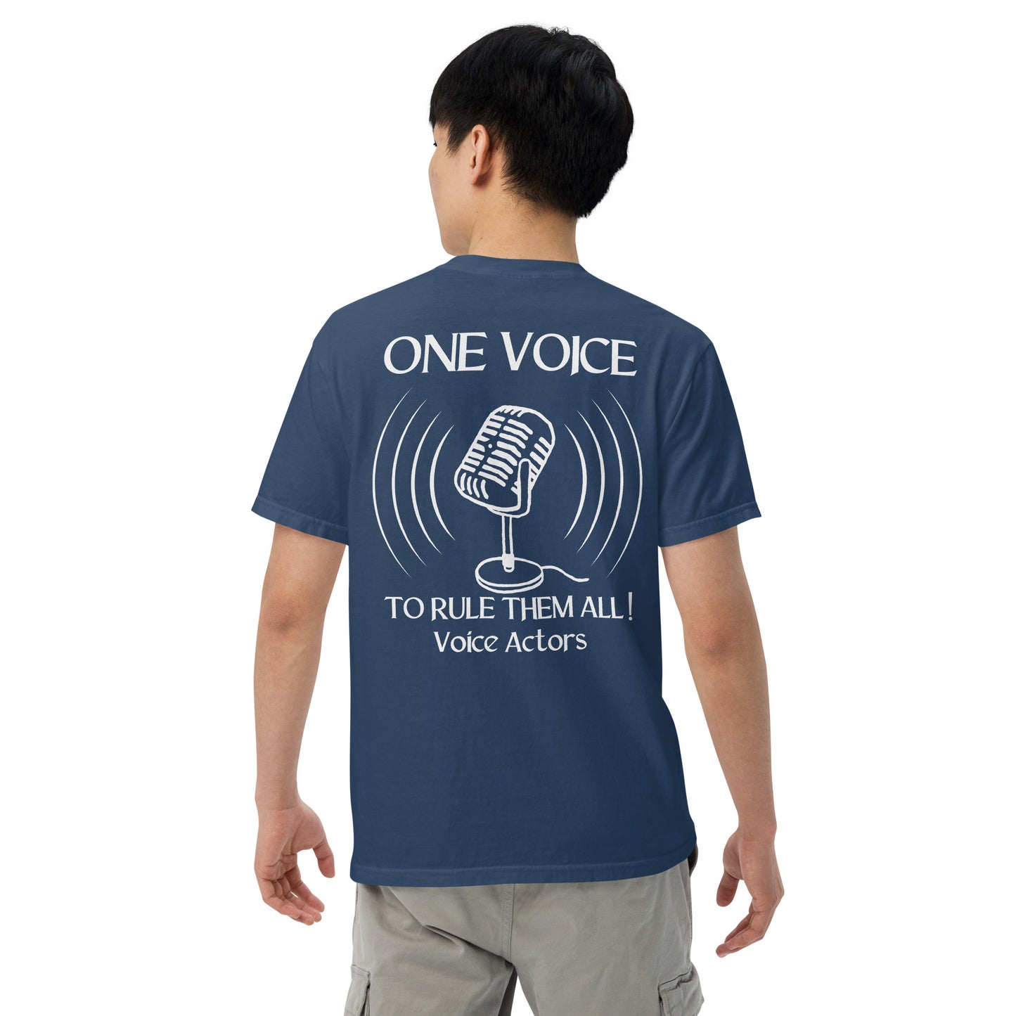 SOTVO Booth Wear: "ONE VOICE to RULE THEM ALL": Unisex Comfort Wear/Colors Heavyweight T-Shirt