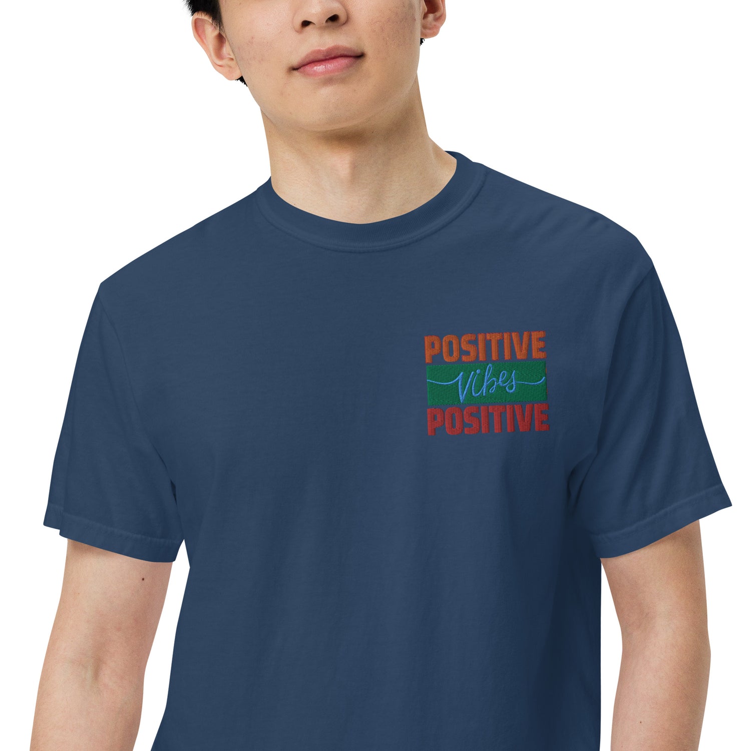 Motivational Positive Vibes: Unisex Comfort Wear/Colors Heavyweight T-Shirt