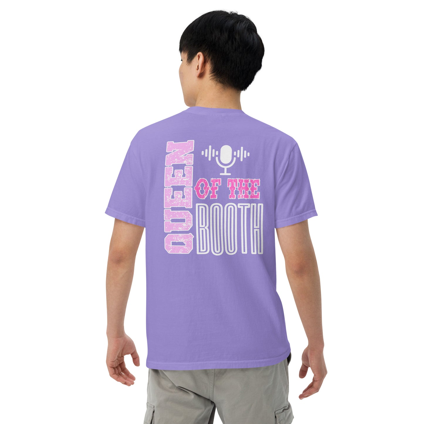 SOTVO Booth Wear: "Queen of the Booth": Unisex Comfort Wear/Colors Heavyweight T-Shirt