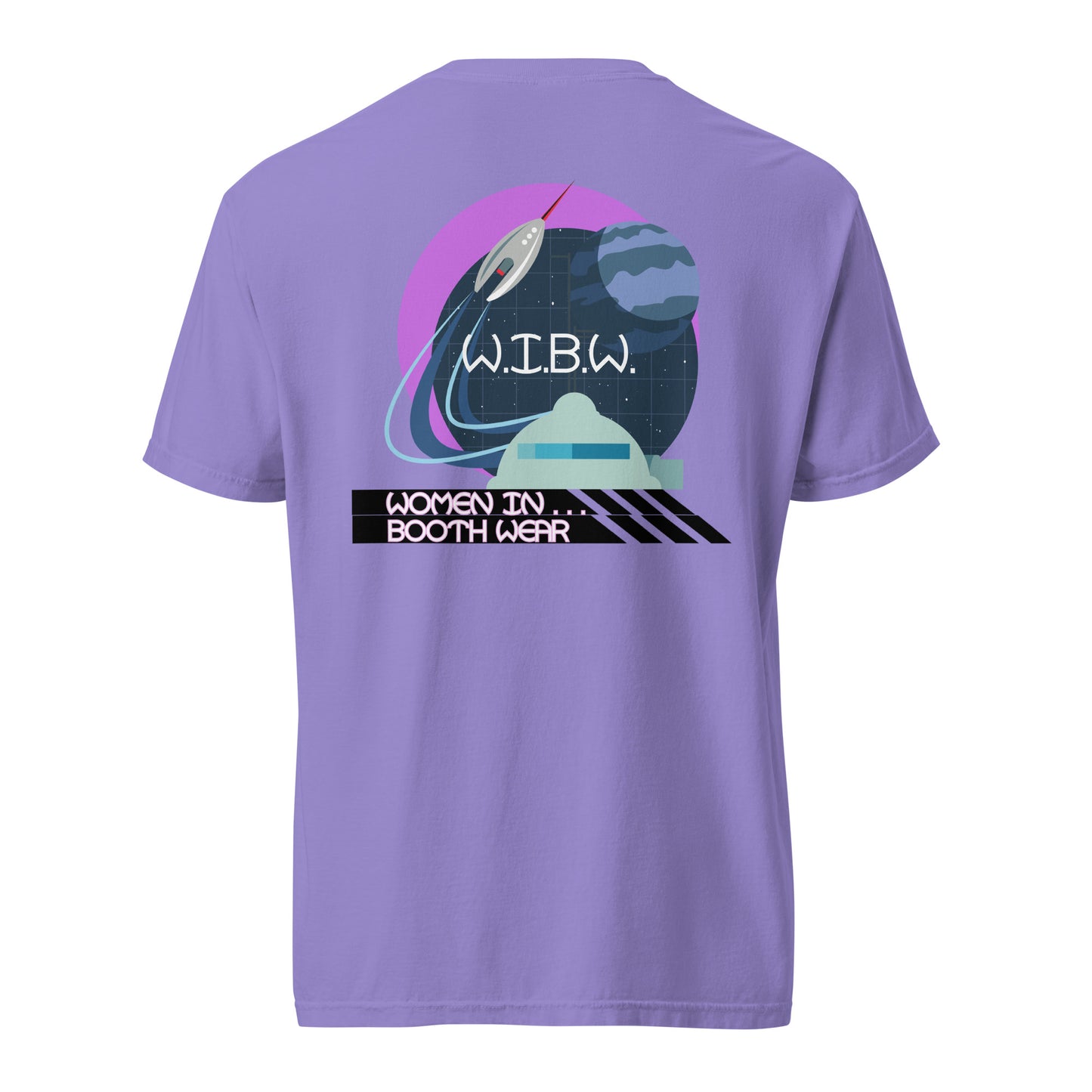 SOTVO Booth Wear: W.I.B.W. Women In Booth Wear: Unisex Comfort Wear/Colors Heavyweight T-Shirt