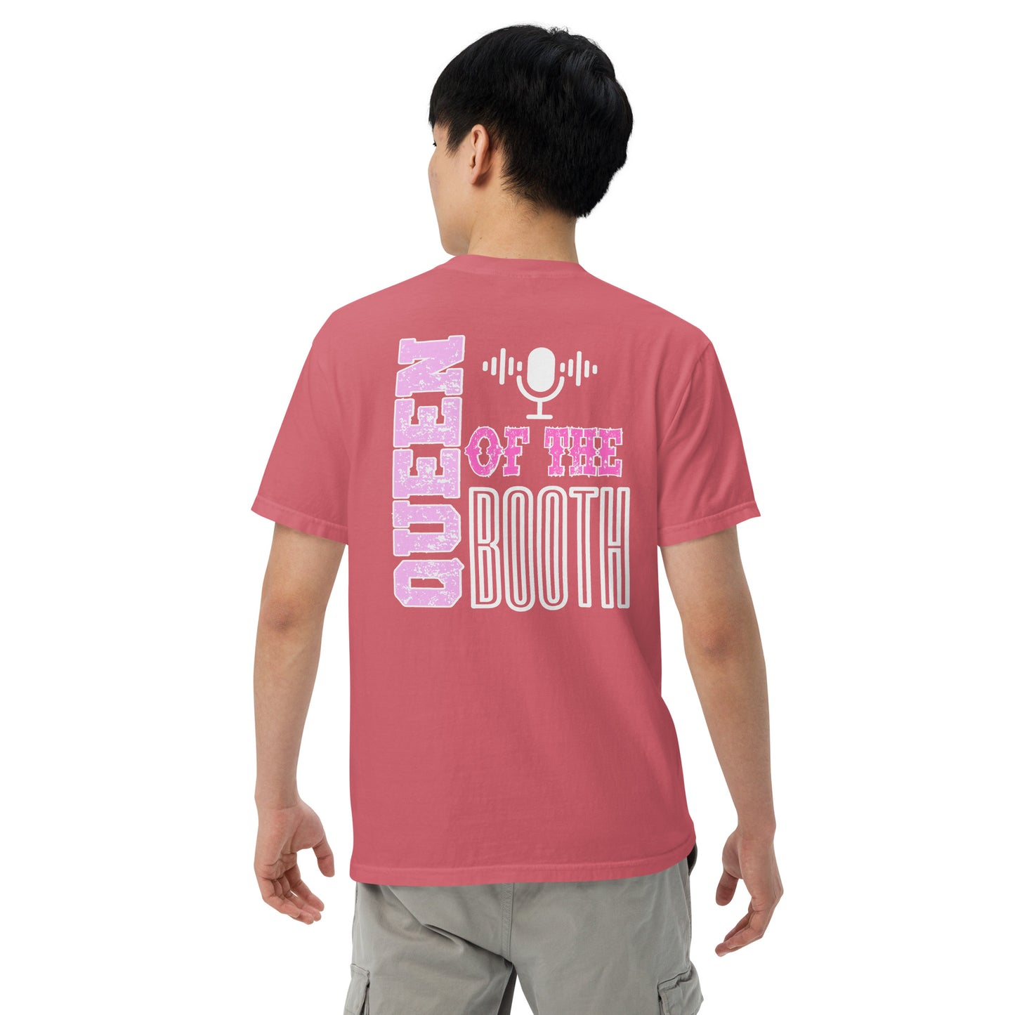 SOTVO Booth Wear: "Queen of the Booth": Unisex Comfort Wear/Colors Heavyweight T-Shirt