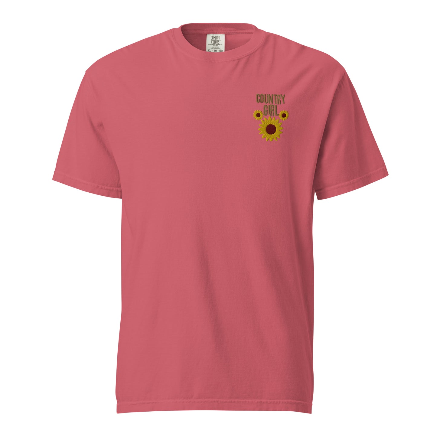 Cute Country Girl Fun Chickens: Unisex Comfort Wear/Colors Heavyweight T-Shirt