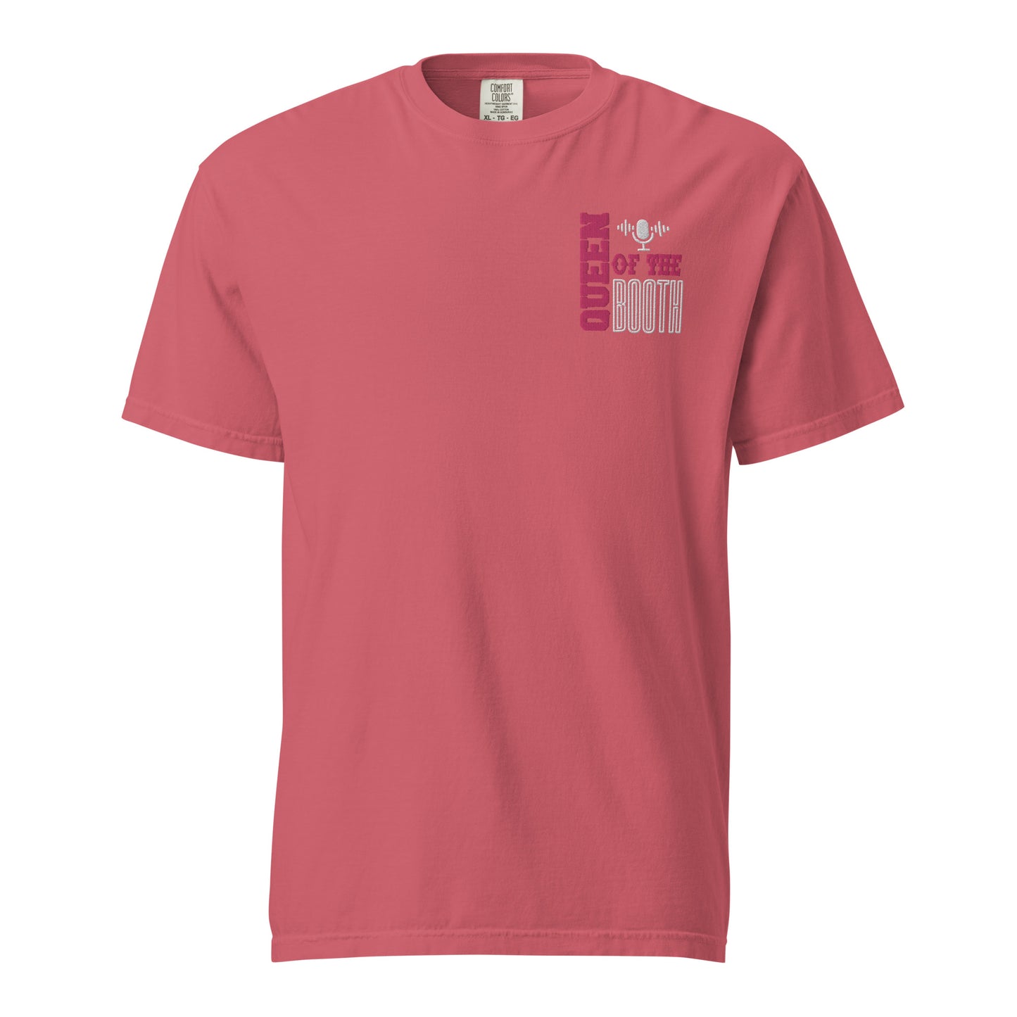 SOTVO Booth Wear: "Queen of the Booth": Unisex Comfort Wear/Colors Heavyweight T-Shirt