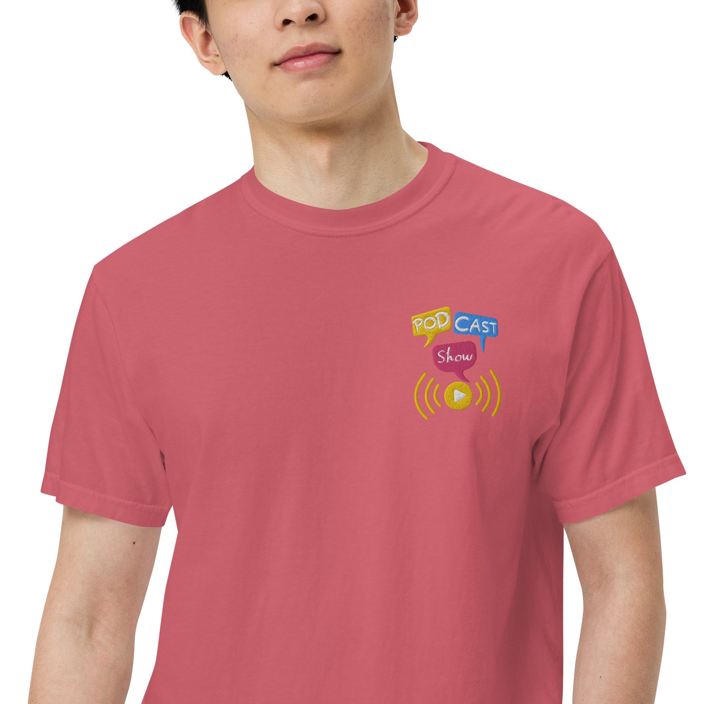Podcast Show: Unisex Comfort Wear/Colors Heavyweight T-Shirt