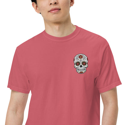 SOTVO Skeleton Sugar Skull Bone-Afide Narrator: Unisex Comfort Wear/Colors Heavyweight T-Shirt