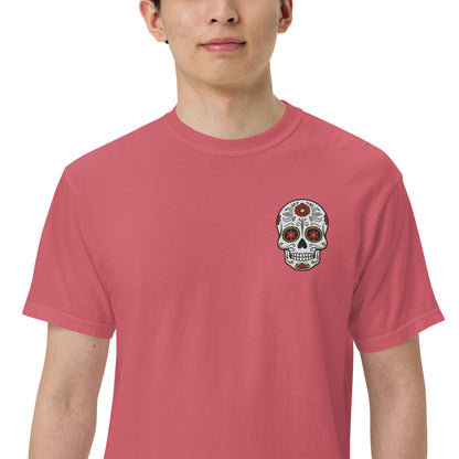 SOTVO Skeleton Sugar Skull Spooky Narrator: Unisex Comfort Wear/Colors Heavyweight T-Shirt