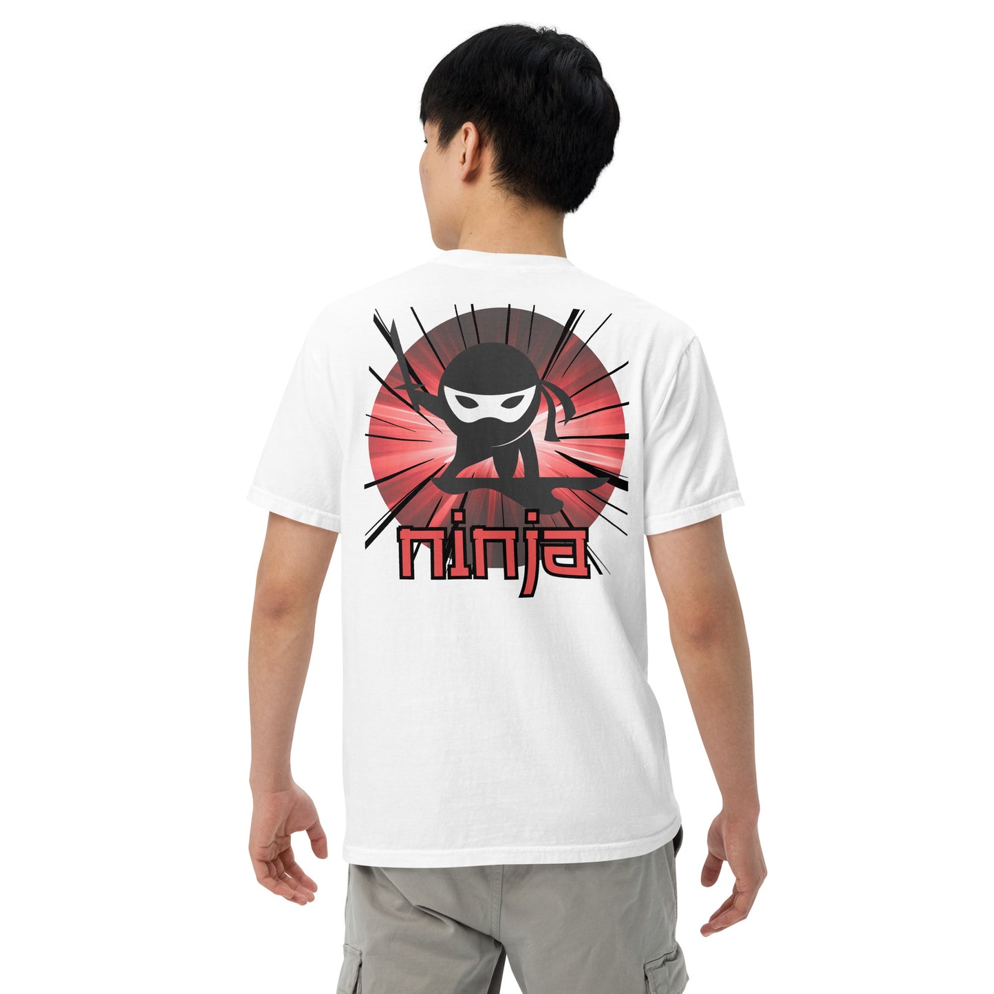 SOTVO Booth Wear: Ninja Warrior: Unisex Comfort Wear/Colors Heavyweight T-Shirt