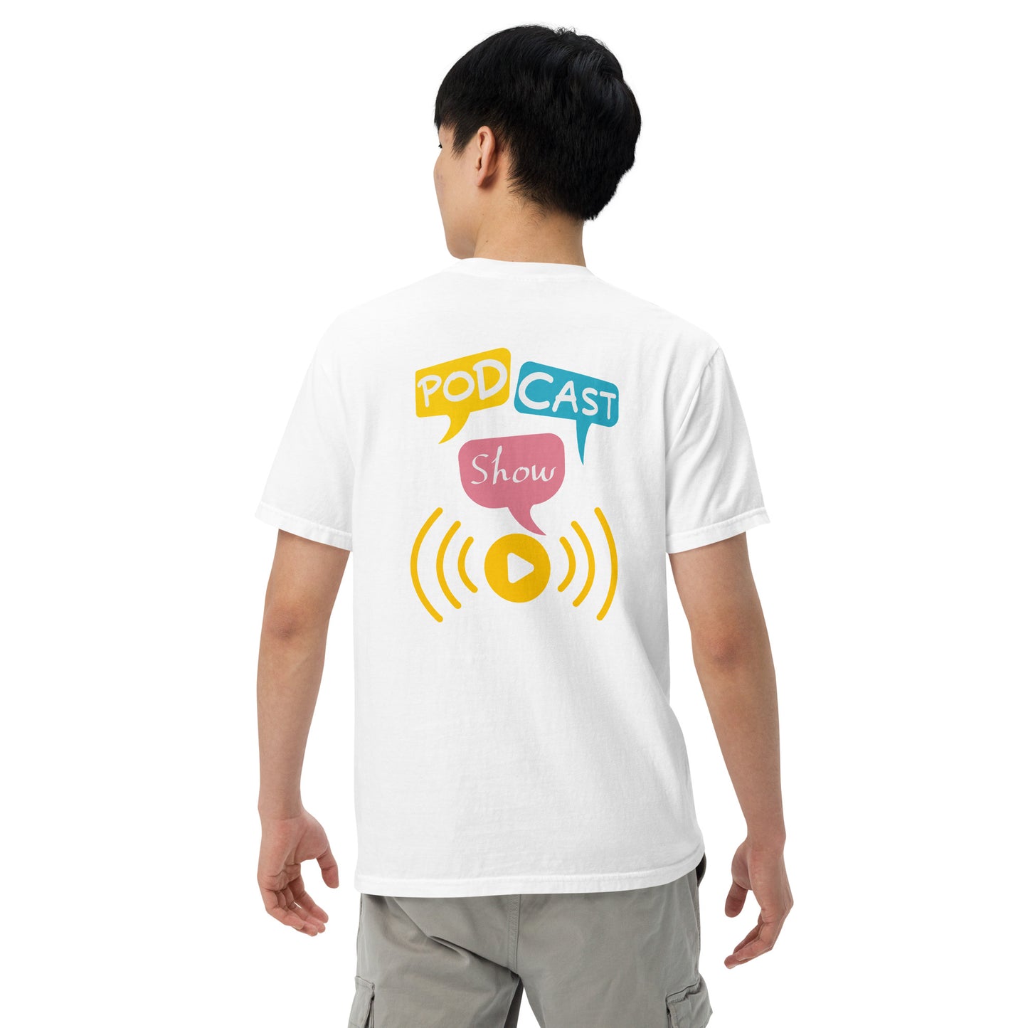 Podcast Show: Unisex Comfort Wear/Colors Heavyweight T-Shirt