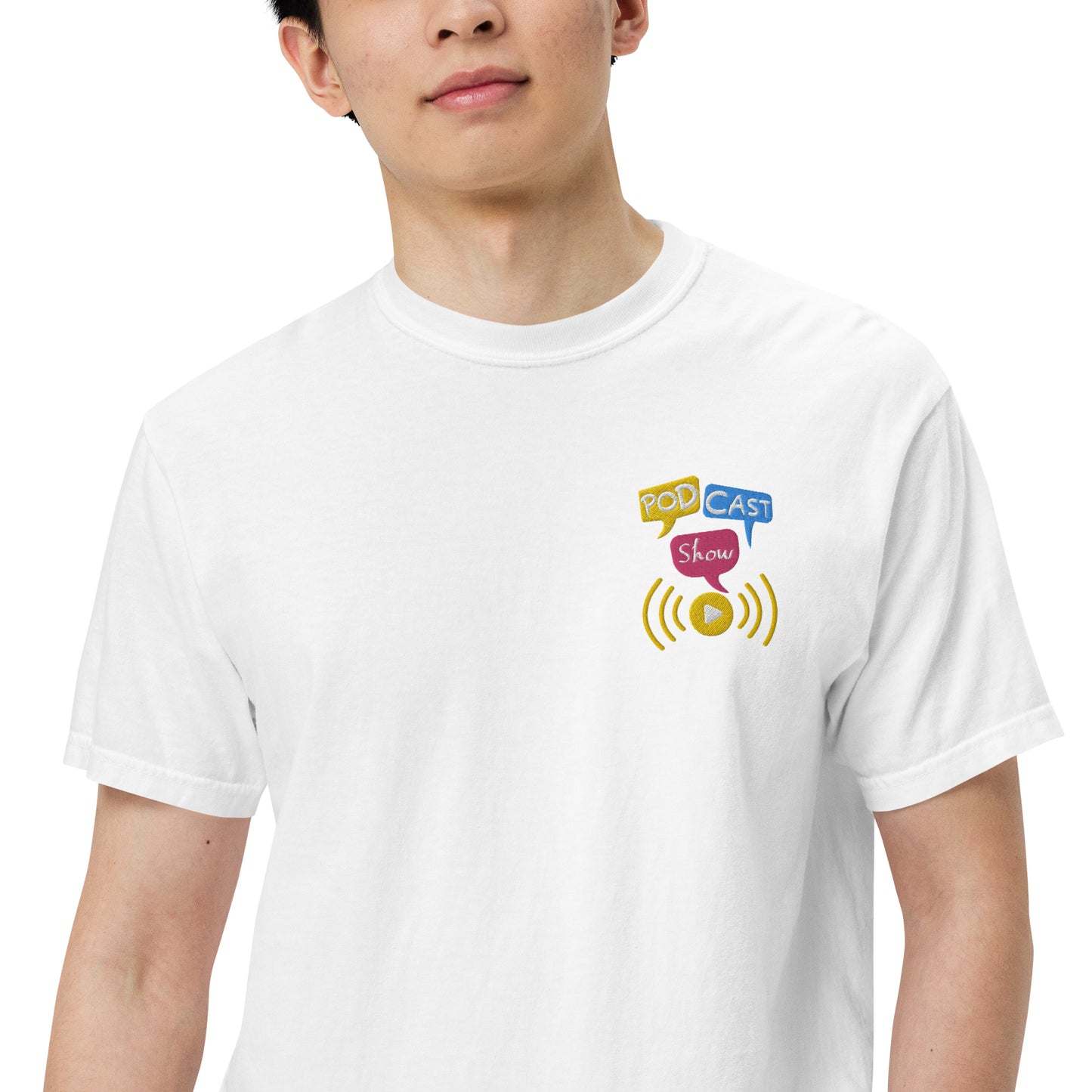 Podcast Show: Unisex Comfort Wear/Colors Heavyweight T-Shirt