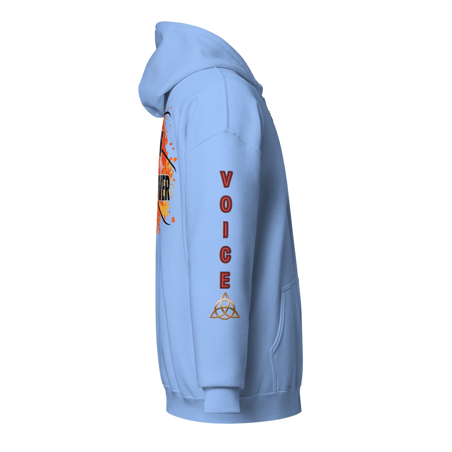 V.O. Born To VoiceOver: Stylish Unisex Heavy Fleece Warm Zip Hoodie -Gildan