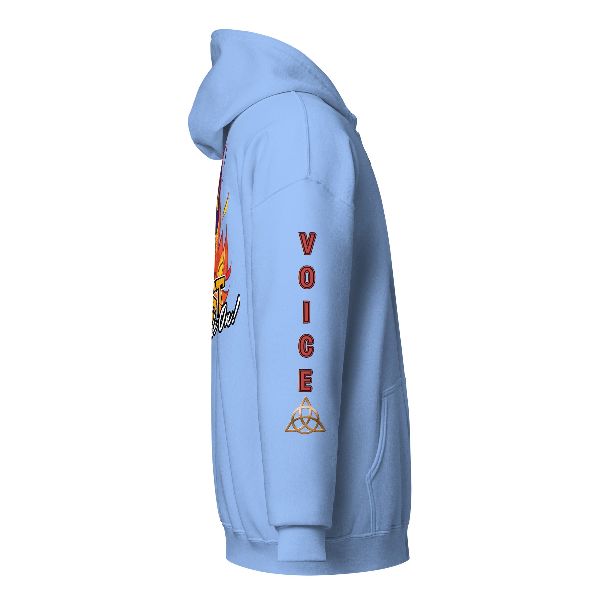 V.O. Beast Mode On: Stylish Unisex Heavy Fleece Warm Zip Hoodie -Gildan