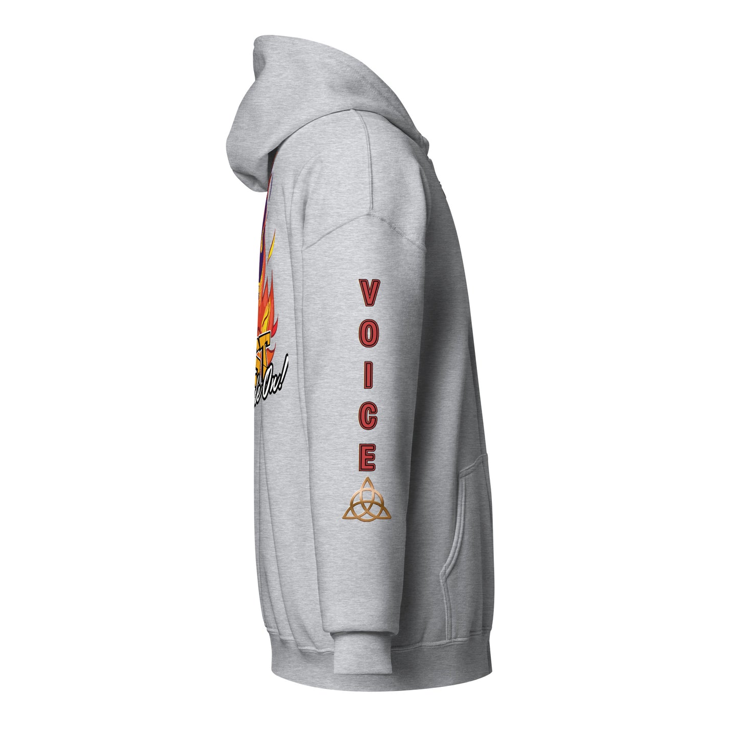 V.O. Beast Mode On: Stylish Unisex Heavy Fleece Warm Zip Hoodie -Gildan