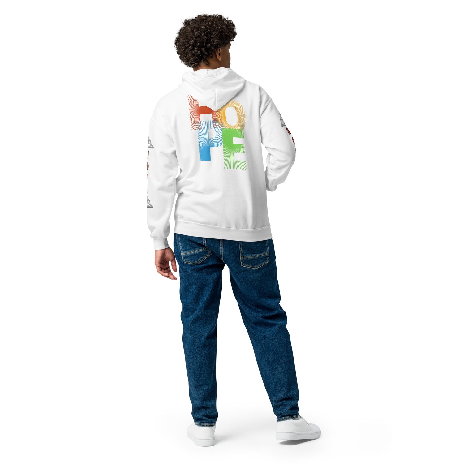 Symbol of HOPE: Stylish Unisex Heavy Fleece Warm Zip Hoodie -Gildan