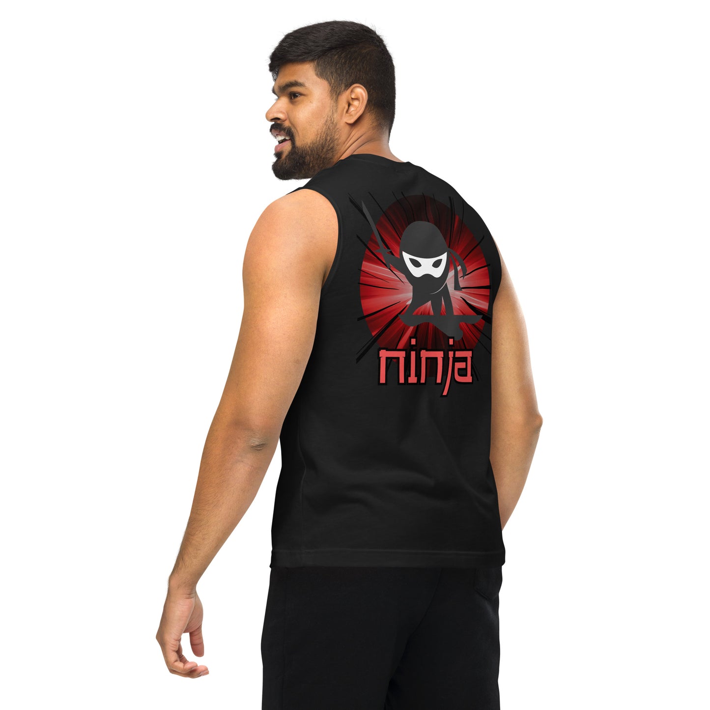 Unisex: NINJA Power: Gym/Yoga Wear Muscle Sleeveless Shirt