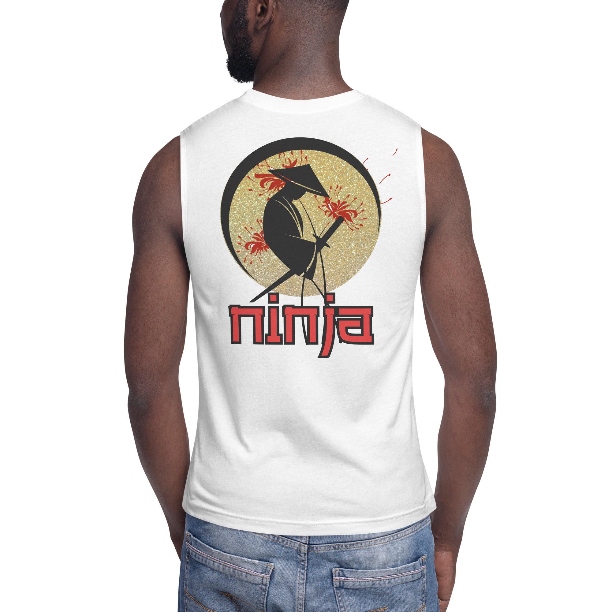 Unisex: NINJA Power: Gym/Yoga Wear Muscle Sleeveless Shirt