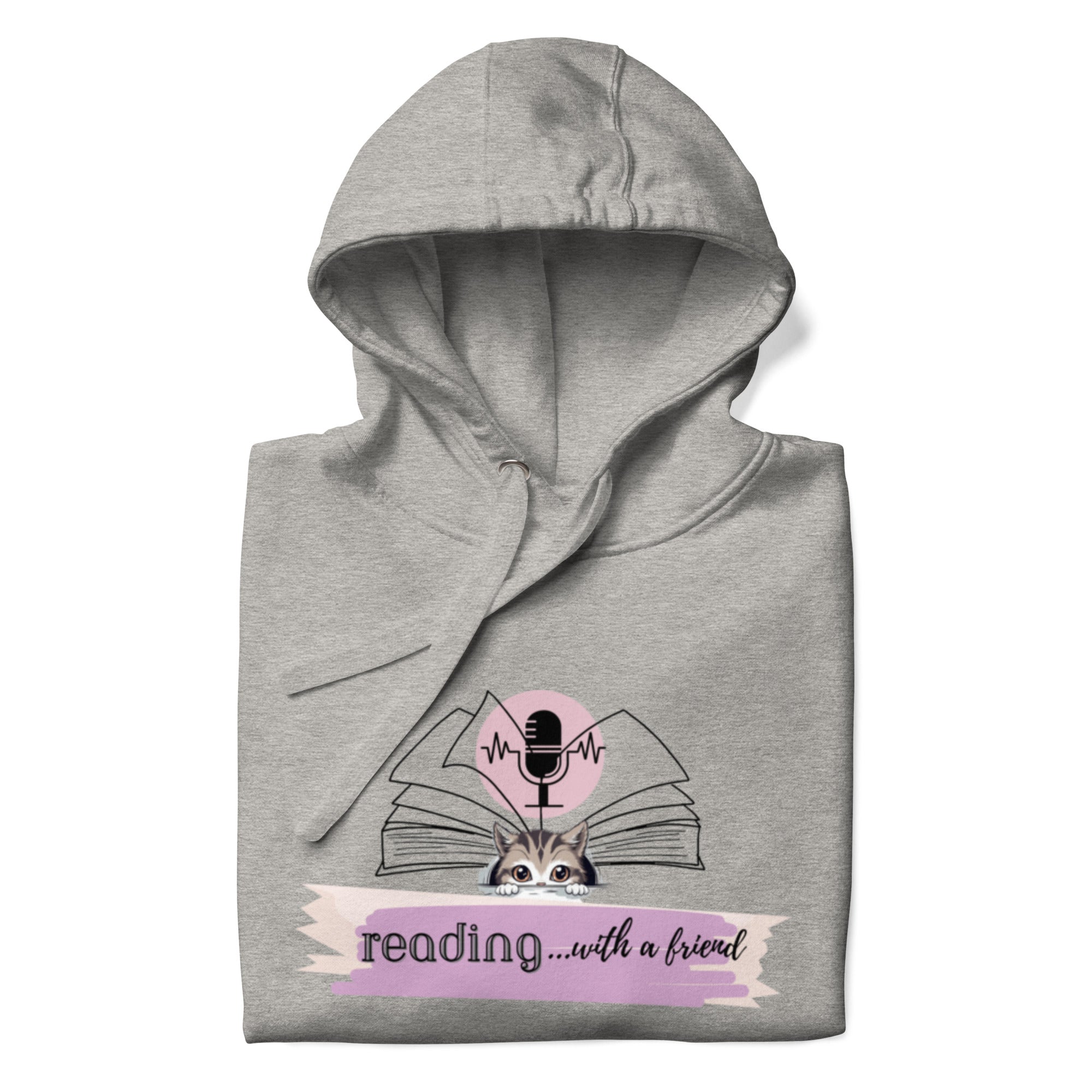 Reading With A Friend...Unisex Pullover Hoodie