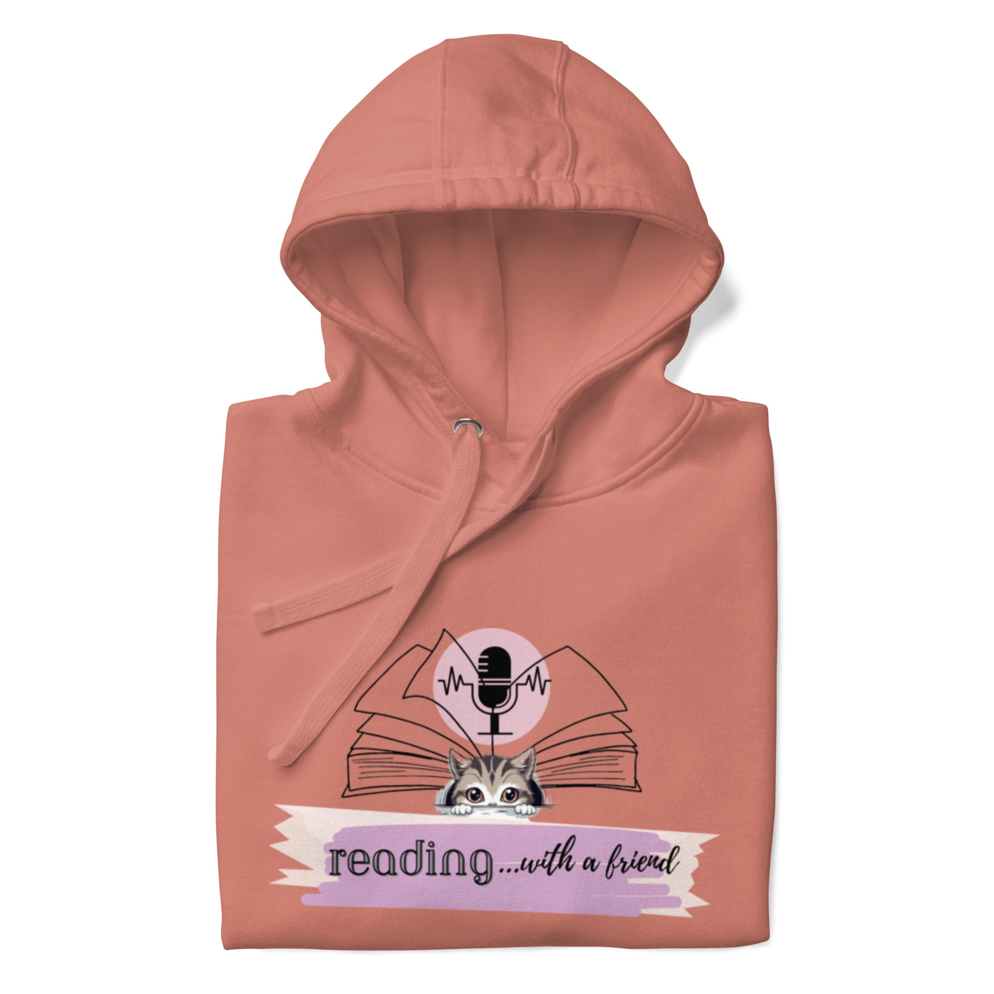 Reading With A Friend...Unisex Pullover Hoodie