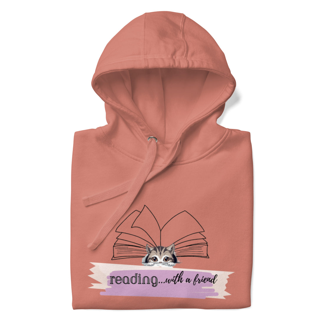 Reading With A Friend...Unisex Pullover Hoodie