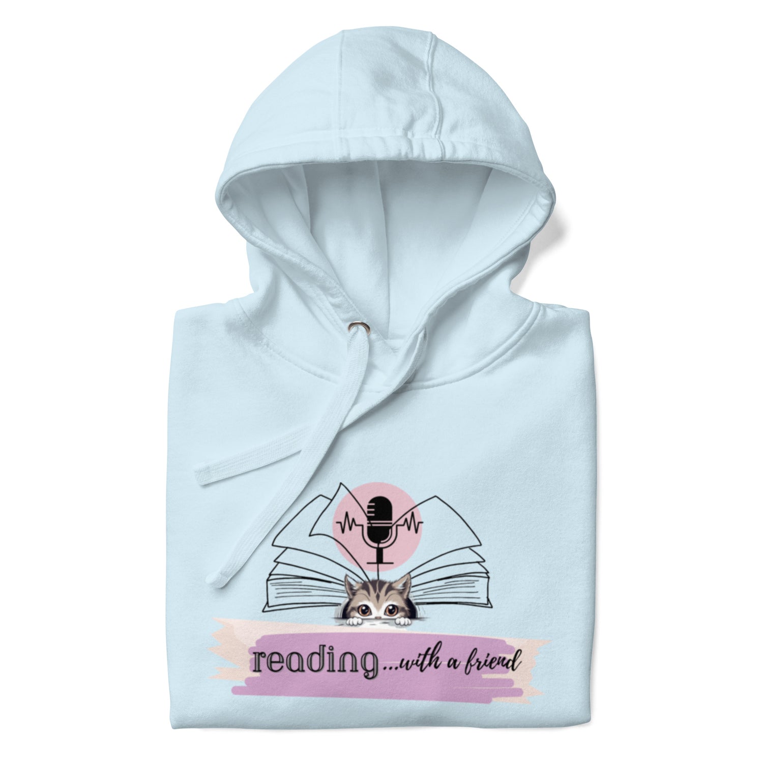 Reading With A Friend...Unisex Pullover Hoodie