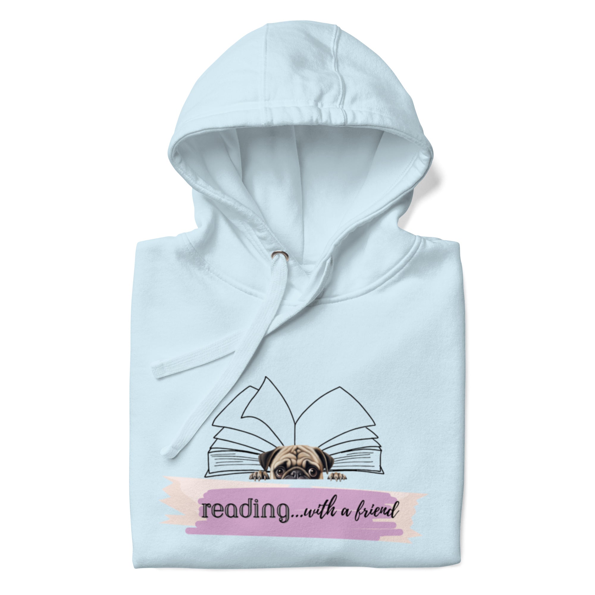 Reading With A Friend...Unisex Pullover Hoodie