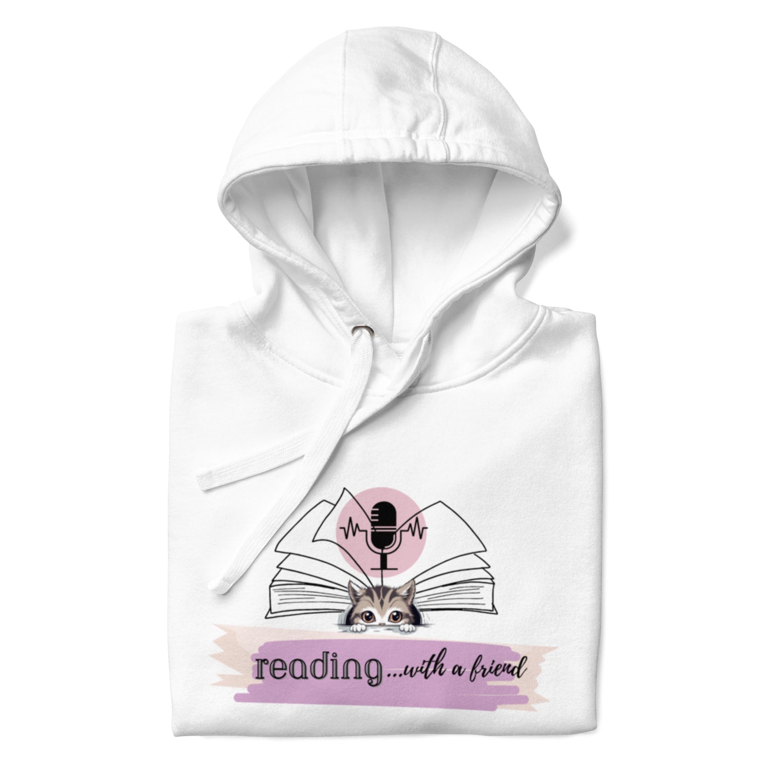 Reading With A Friend...Unisex Pullover Hoodie