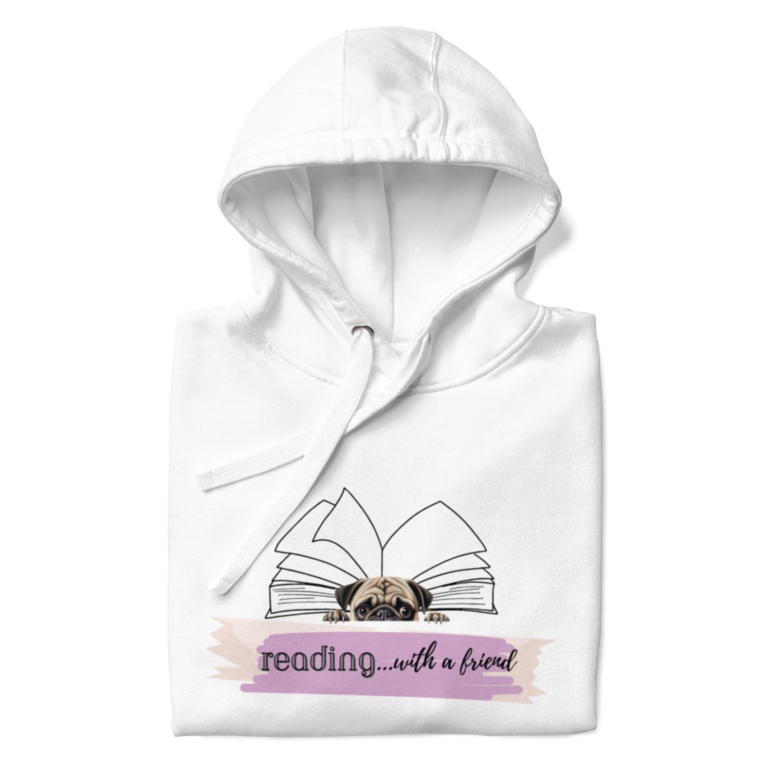 Reading With A Friend...Unisex Pullover Hoodie