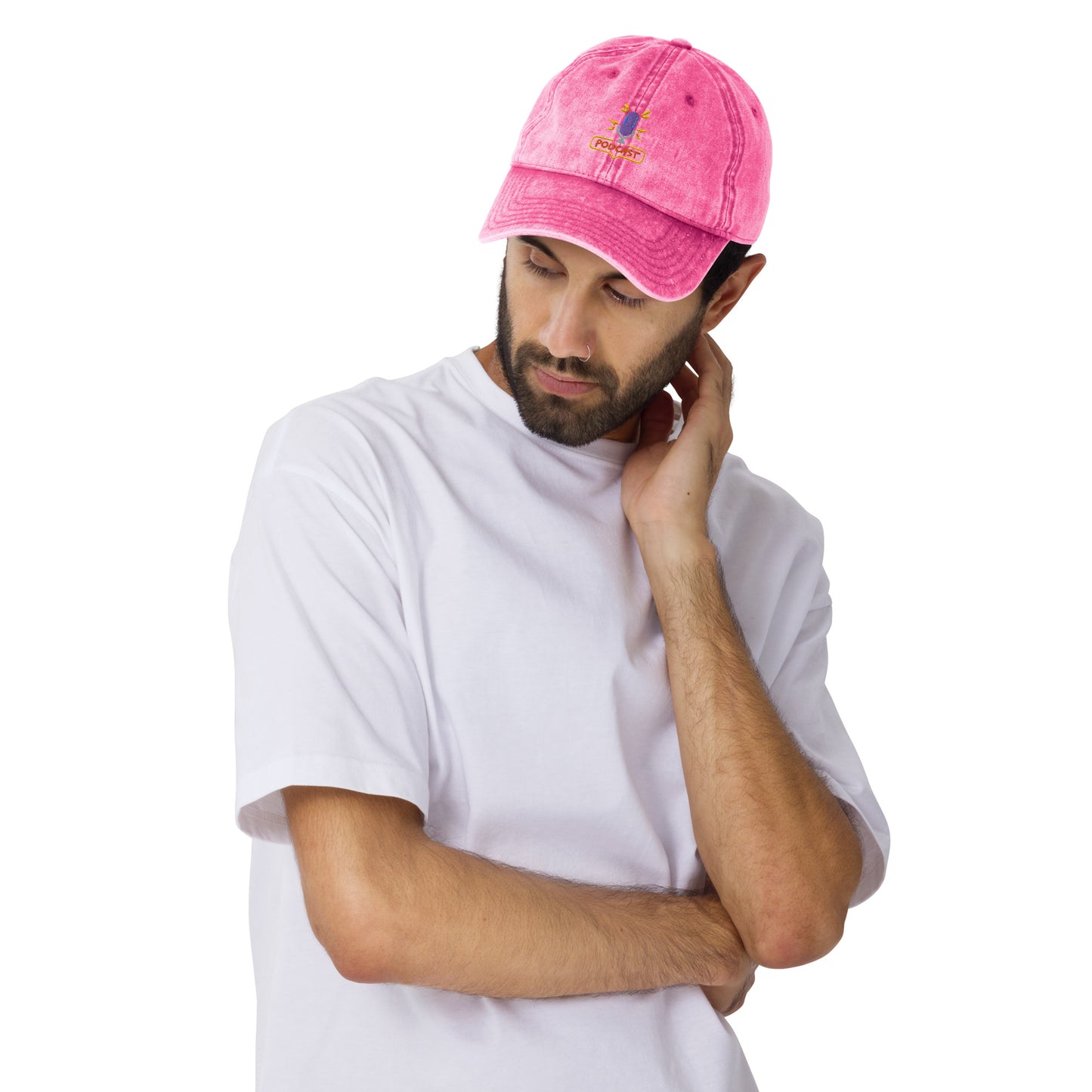 SOTVO Booth Wear: Podcast Mic: LUCKY Classic Vintage Cotton Twill Cap