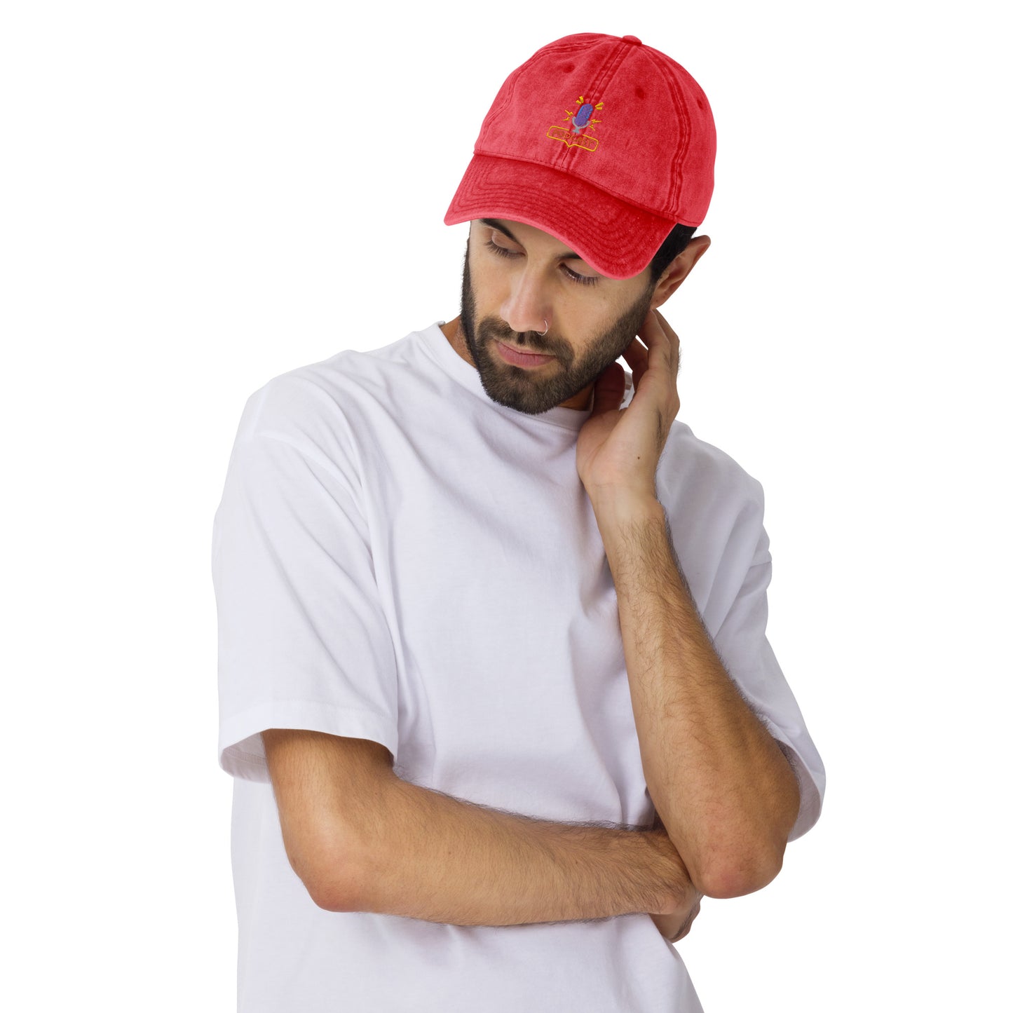 SOTVO Booth Wear: Podcast Mic: LUCKY Classic Vintage Cotton Twill Cap