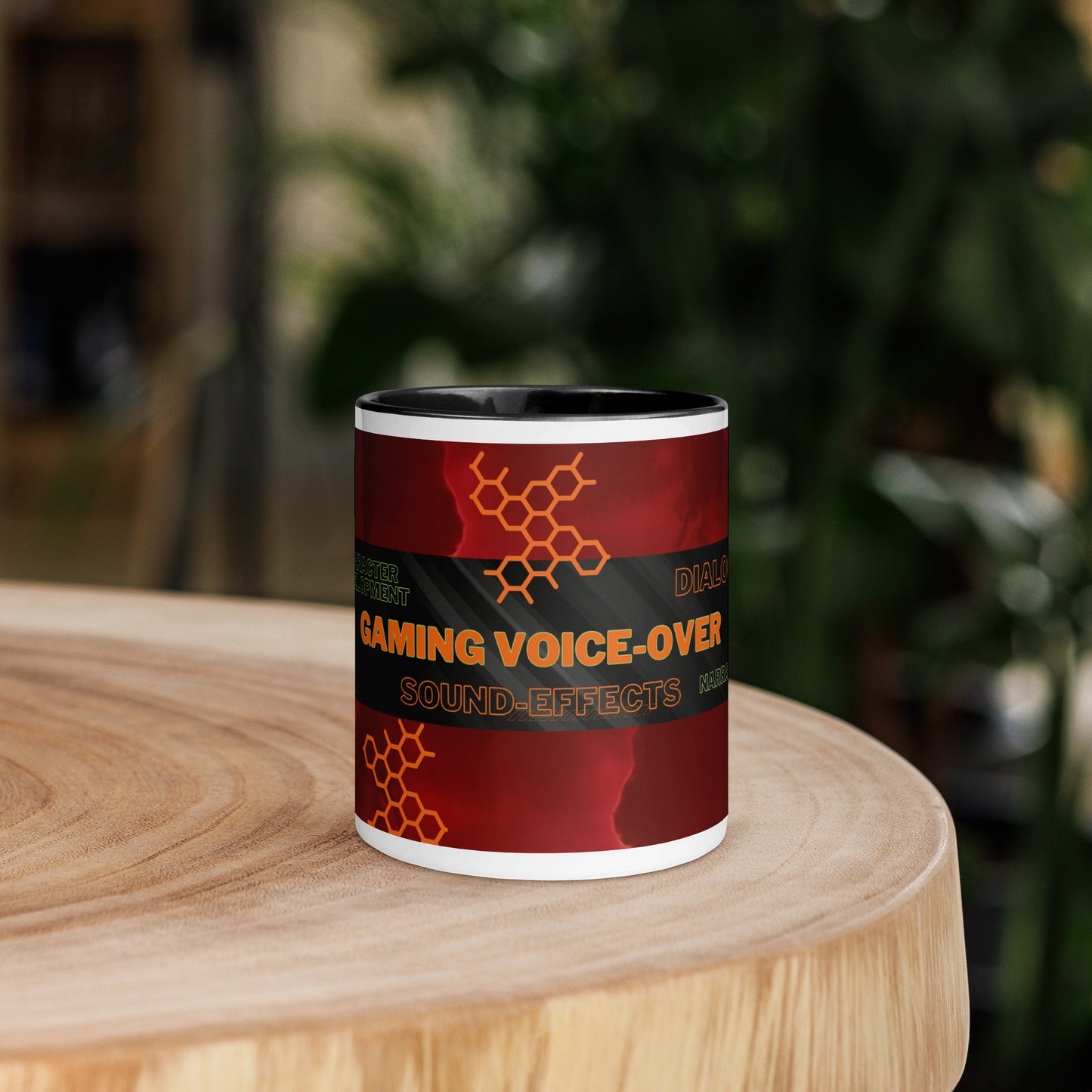 Gaming Voice Over Classic Ceramic Mug with Color Inside