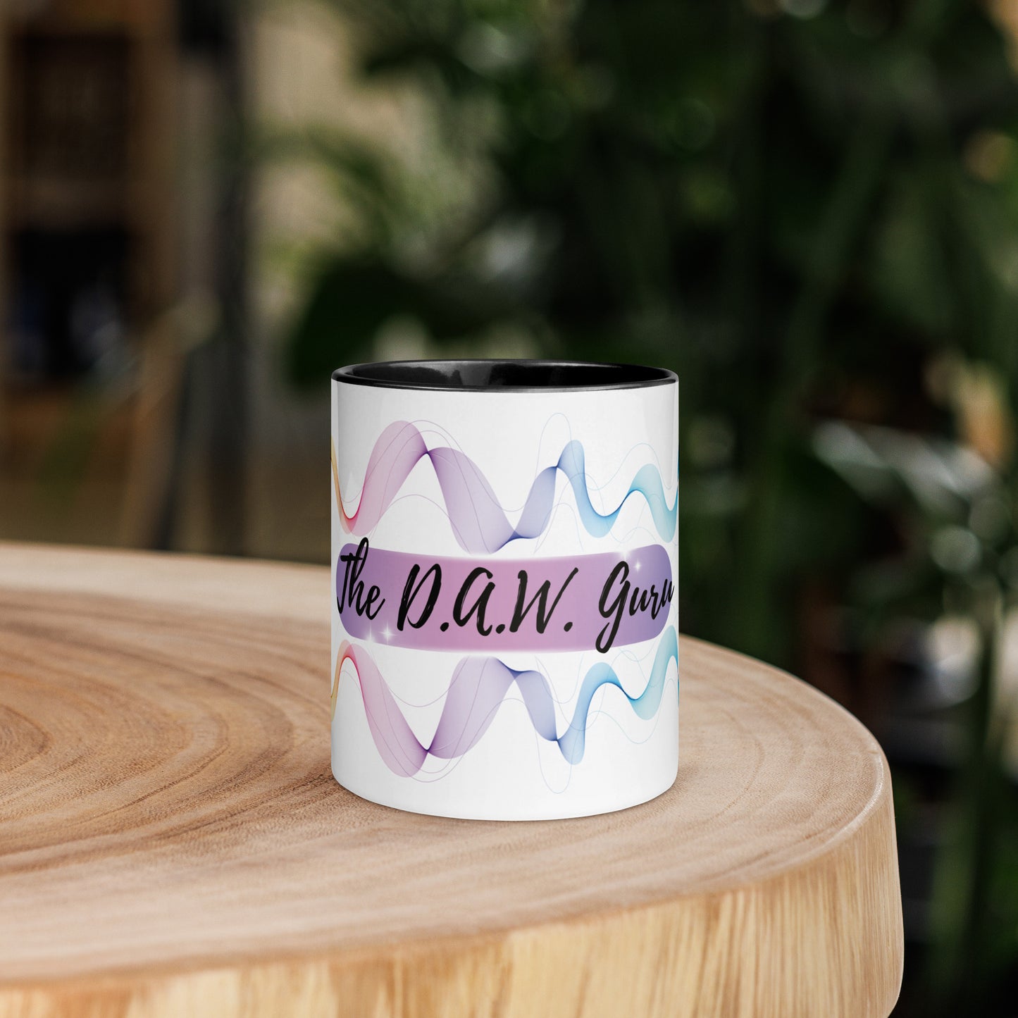 D.A.W. Guru Classic Ceramic Mug with Color Inside