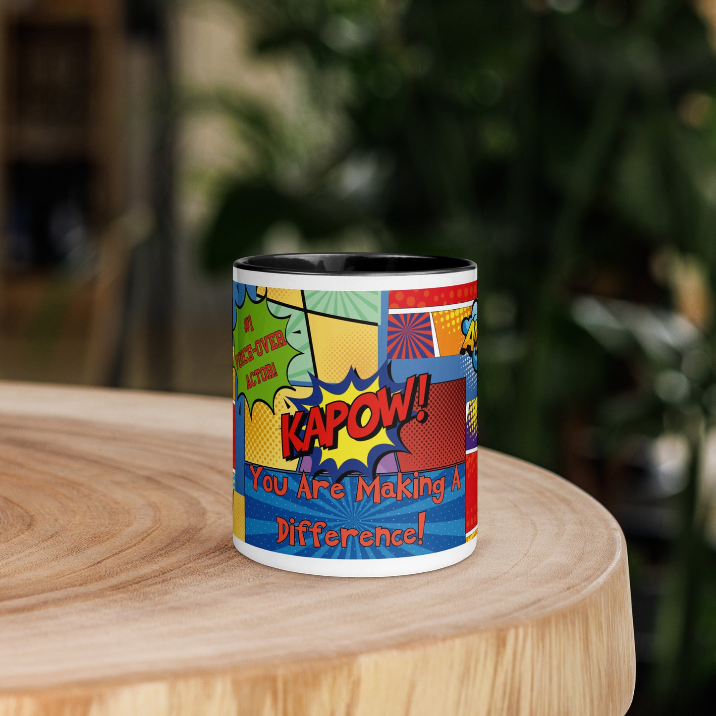 KAPOW You're Making A Difference Mug with Color Inside