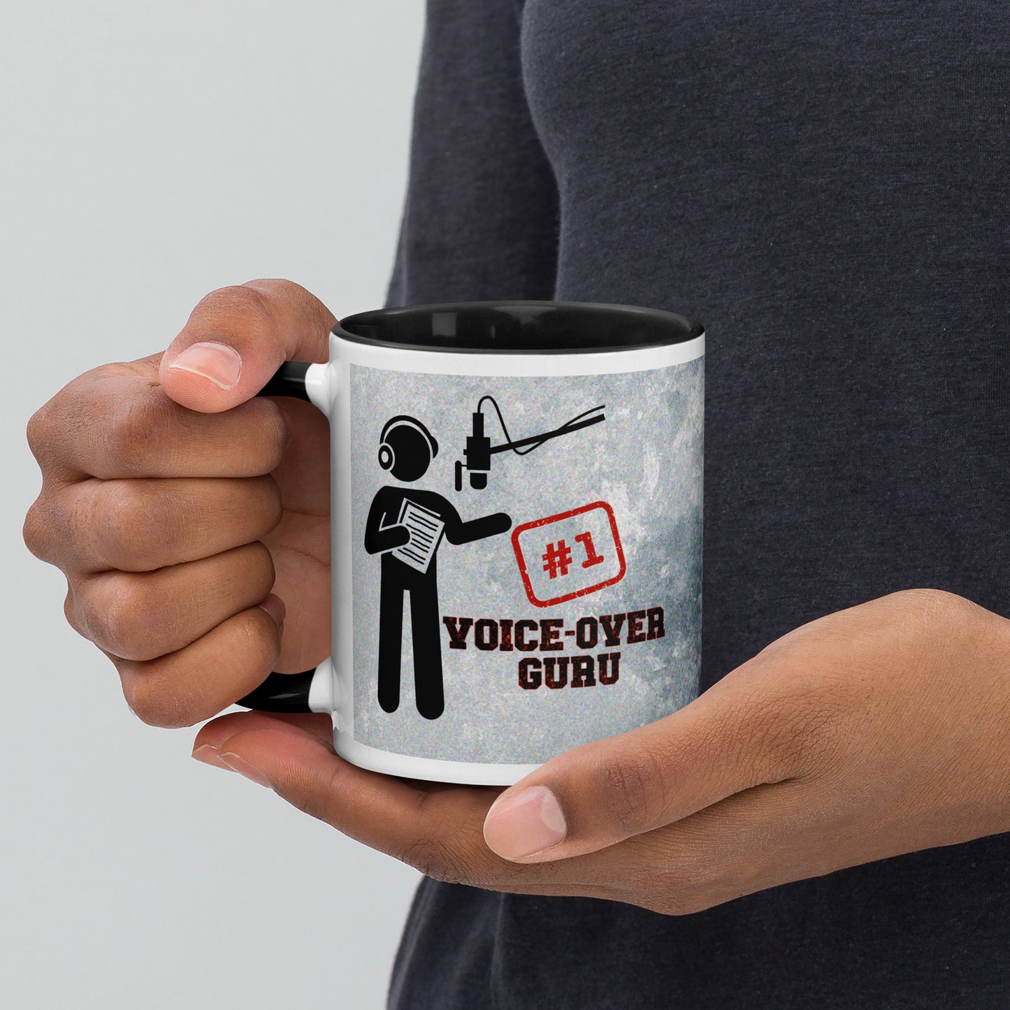 Voice Over #1 Classic Ceramic Mug with Color Inside