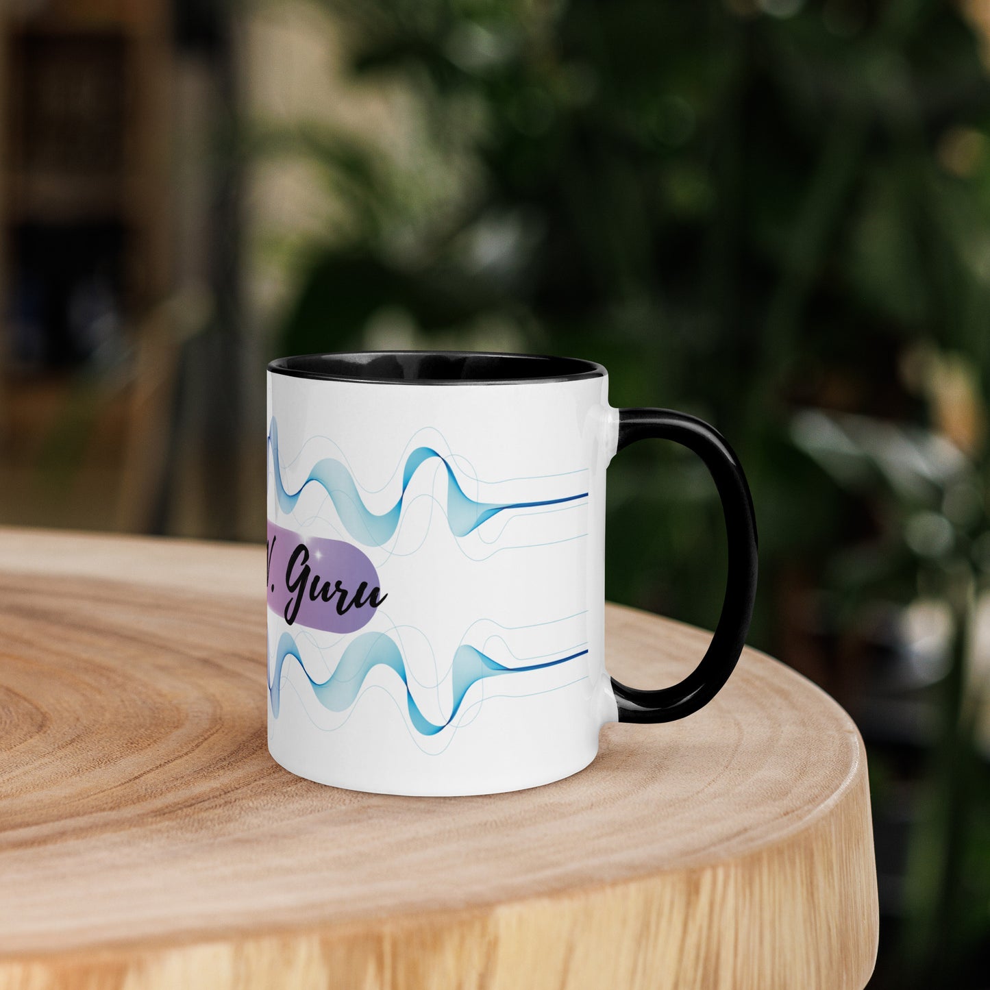 D.A.W. Guru Classic Ceramic Mug with Color Inside
