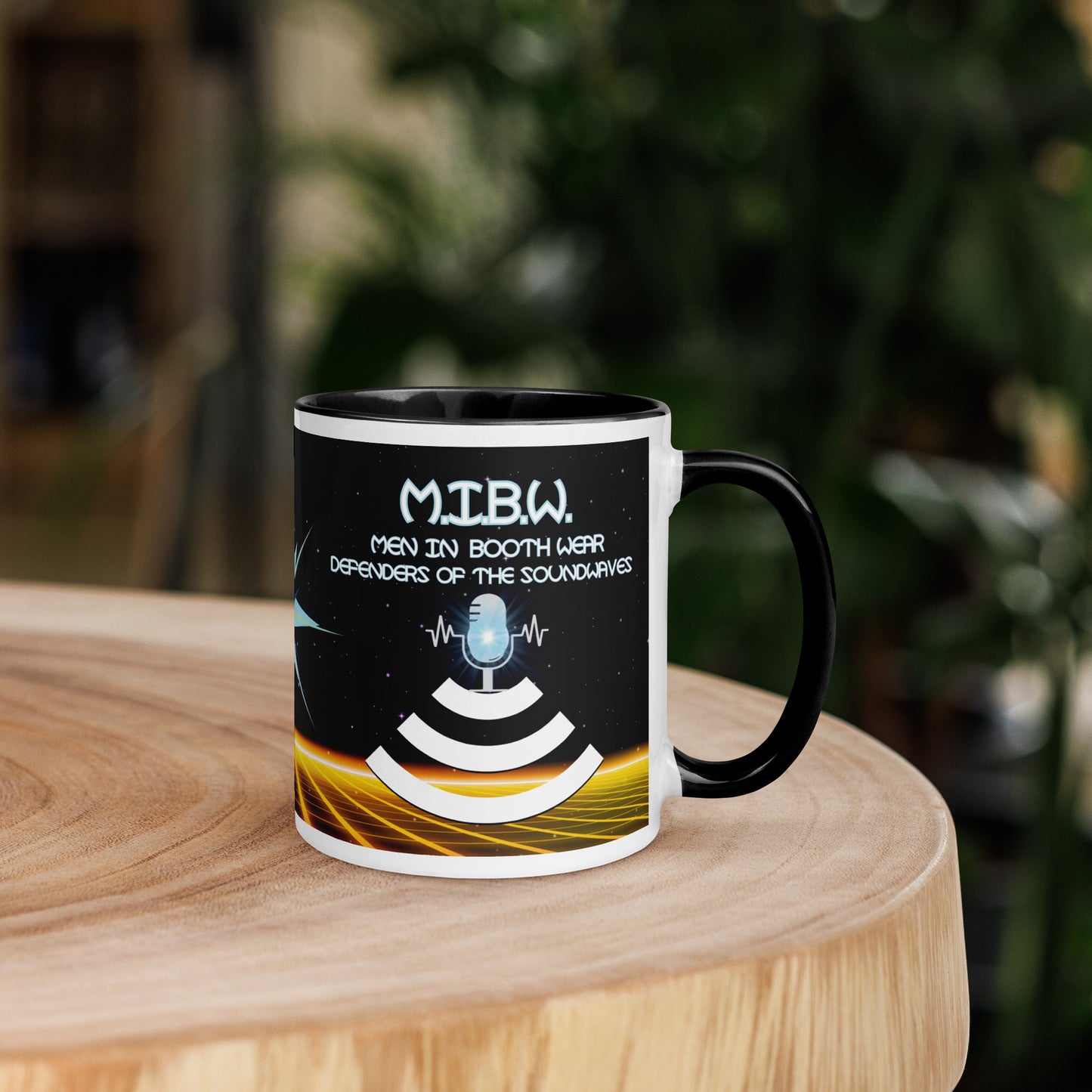 M.I.B.W. Men In Booth Wear Classic Ceramic Mug with Color Inside