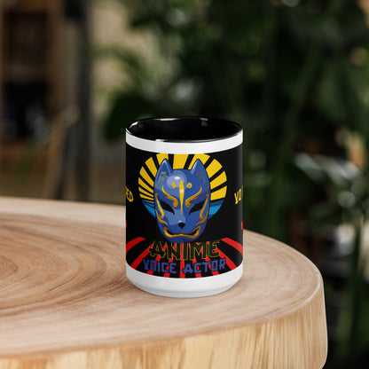 Anime Voice Over Mask Classic Mug with Color Inside