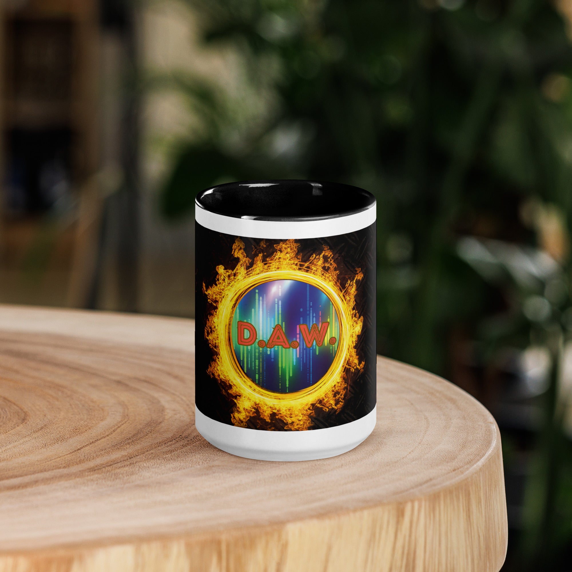 D.A.W. Master You Are On Fire Mug with Color Inside