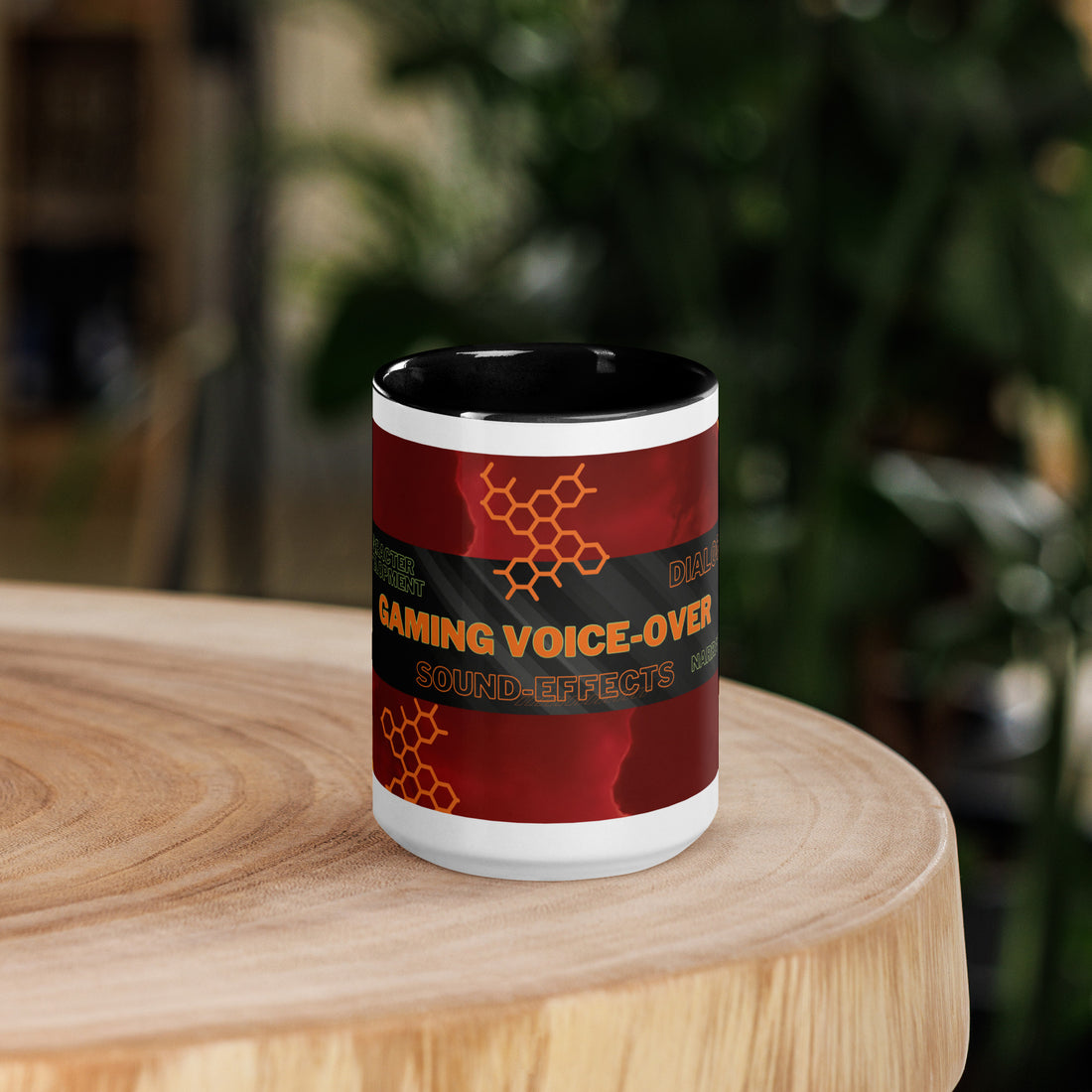 Gaming Voice Over Classic Ceramic Mug with Color Inside