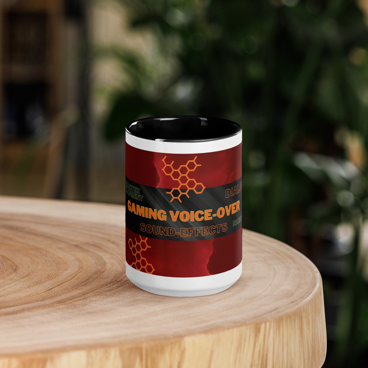 Gaming Voice Over Classic Ceramic Mug with Color Inside