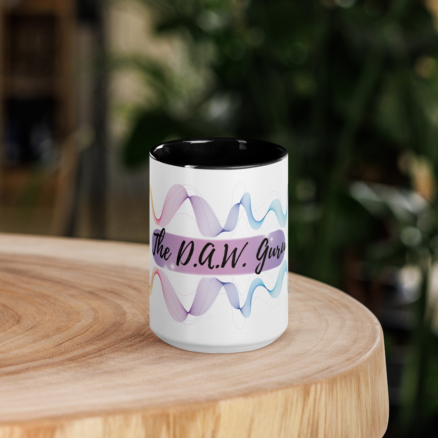 D.A.W. Guru Classic Ceramic Mug with Color Inside