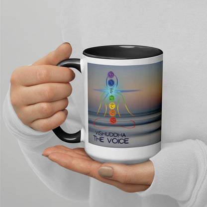 Chakra Classic Ceramic Mug with Color Inside