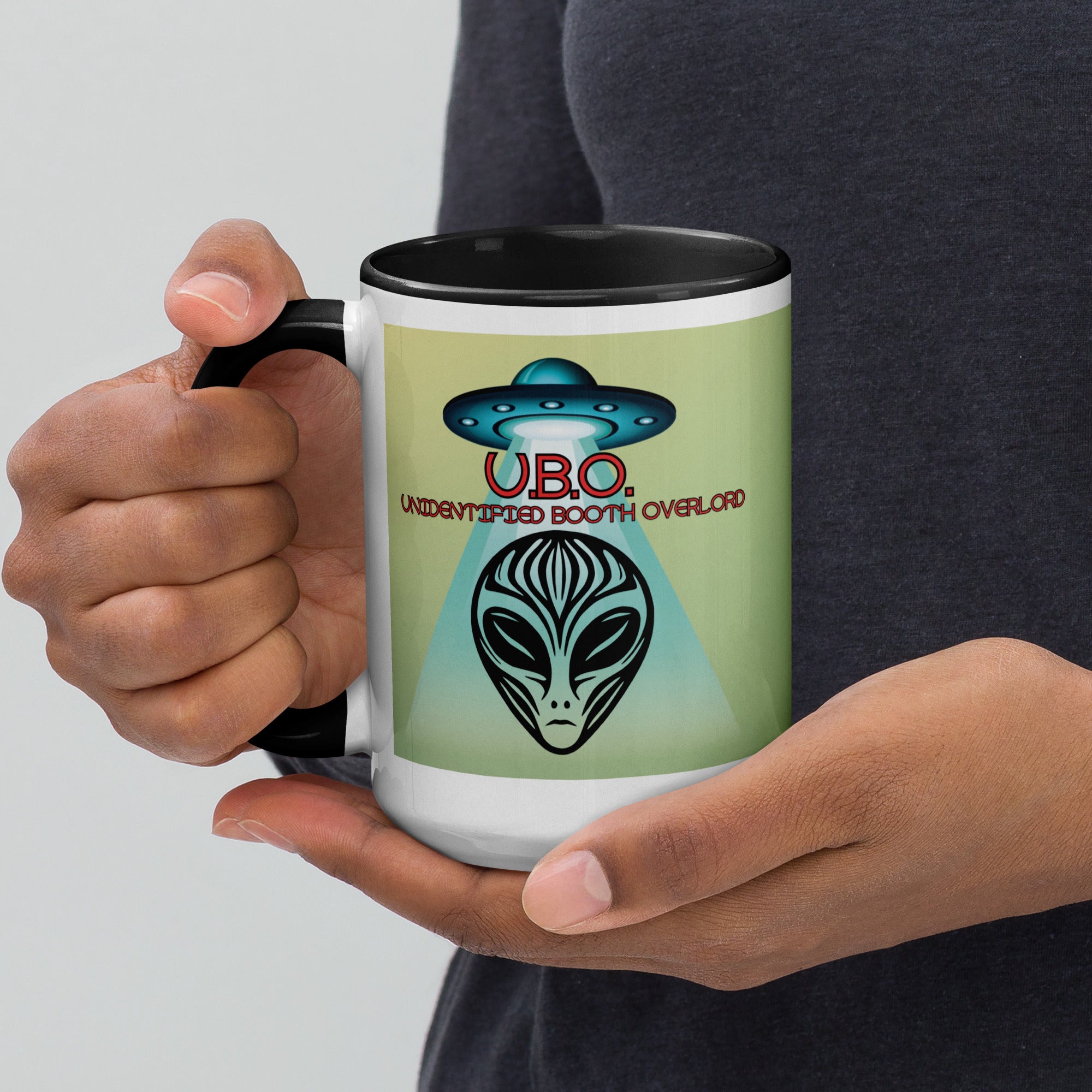 U.B.O. Unidentified Booth Overlord Mug with Color Inside