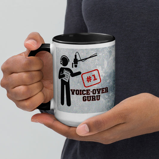 Voice Over #1 Classic Ceramic Mug with Color Inside