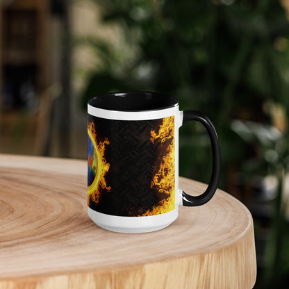 D.A.W. Master You Are On Fire Mug with Color Inside